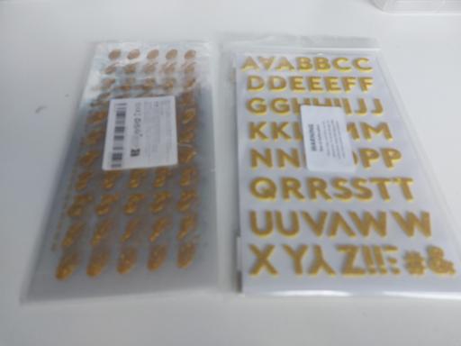 courses South Hackney East London - Photos for letter number stickers