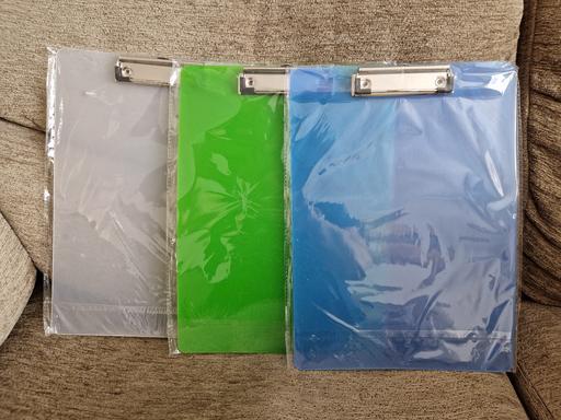Buy & Sell Ramsgate Thanet - Photos for bn 3 x plastic clipboards