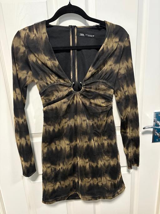 Buy & Sell Charter Avenue Industrial Estate Coventry - Photos for Zara Women's Tie-Dye Dress Camo Green