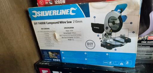 Buy & Sell Bootle Sefton - Photos for Silver line 1400w 210mm Compound Mitre Saw