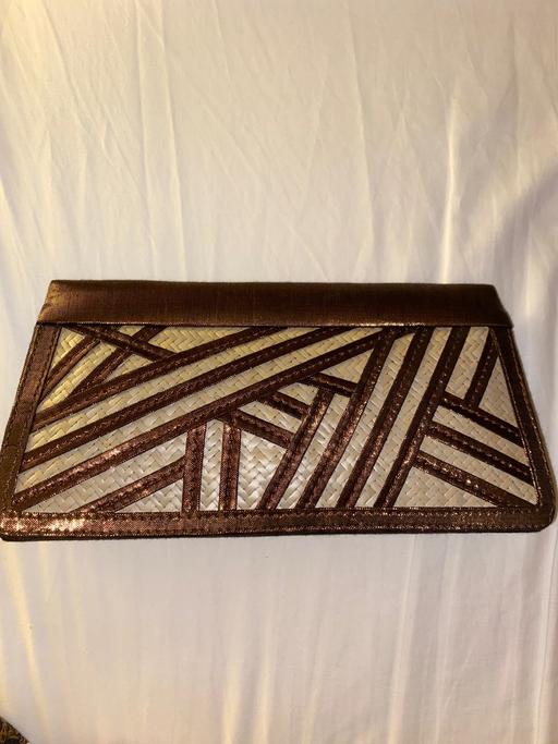 Buy & Sell Edmonton North London - Photos for Handmade metallic and weave detail clutch bag