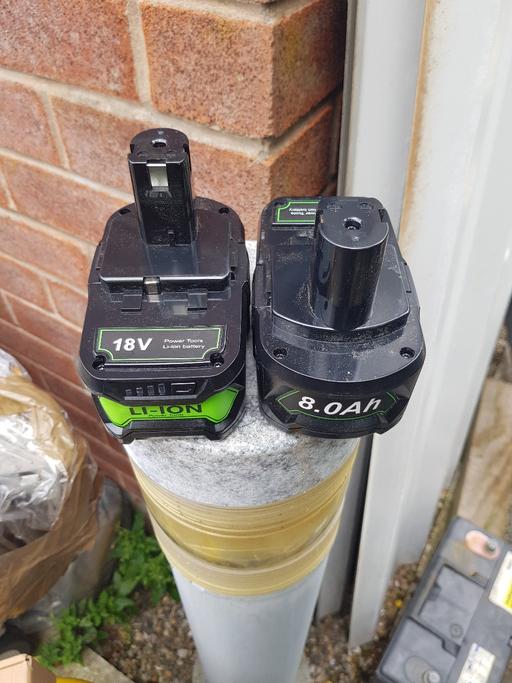 Buy & Sell Whiston Knowsley - Photos for ryobi style compatible batteries x2