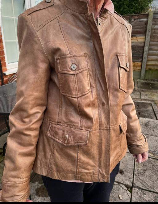 Buy & Sell Rednal Birmingham - Photos for Beautiful soft TAN leather jacket
