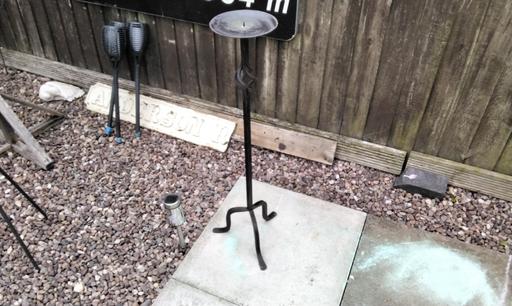 Buy & Sell Sheldon Birmingham - Photos for wrought iron candlestick 3ft high lovely 