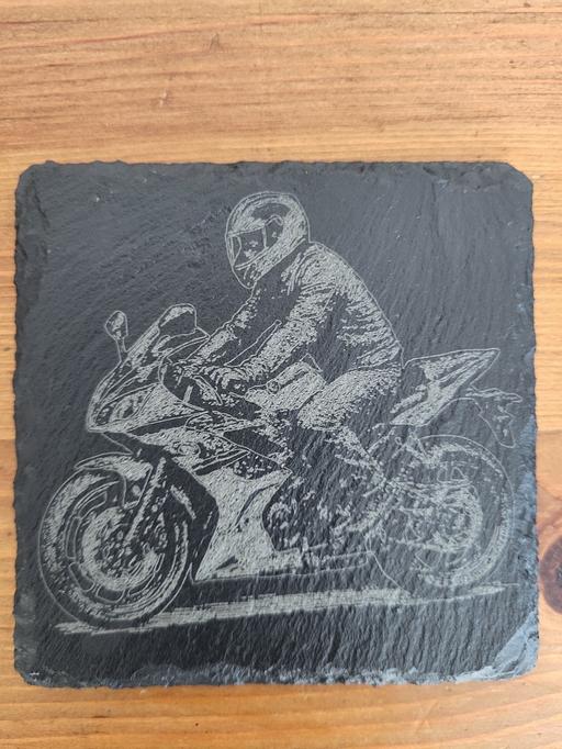 Buy & Sell Kingsland Shropshire - Photos for motorcycle bike slate coasters set of 3 gift