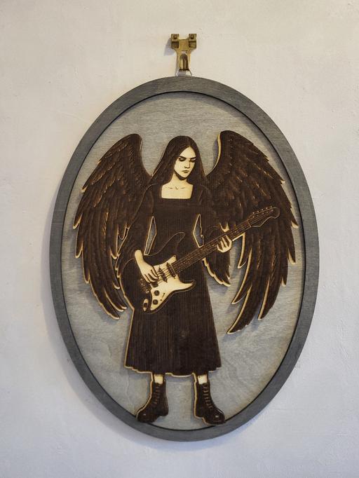 Buy & Sell Kingsland Shropshire - Photos for Guitar angel wooden wall art great gift