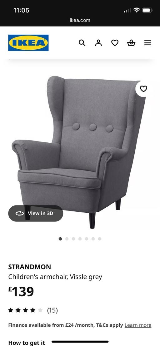 Buy & Sell Harborne Birmingham - Photos for IKEA strandmon kids chair