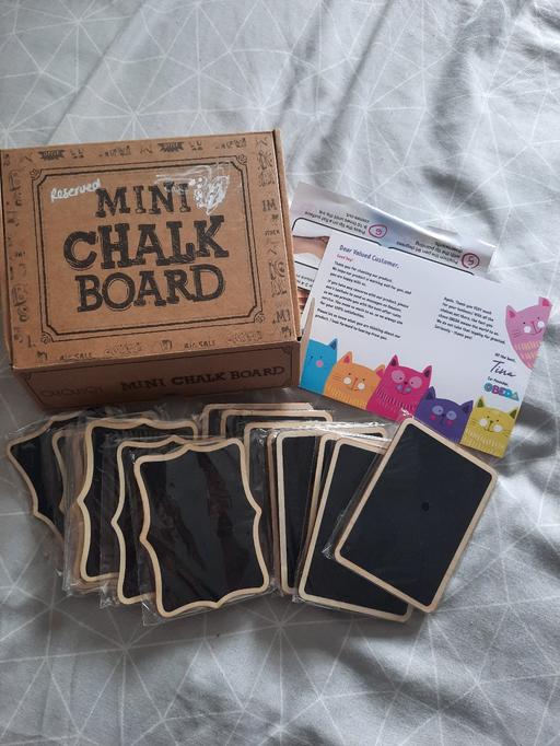 Buy & Sell Wednesfield Wolverhampton - Photos for REDUCED mini chalk boards with stands