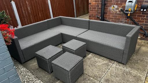 Buy & Sell Leeds Leeds - Photos for Rattan garden furniture (6 piece)