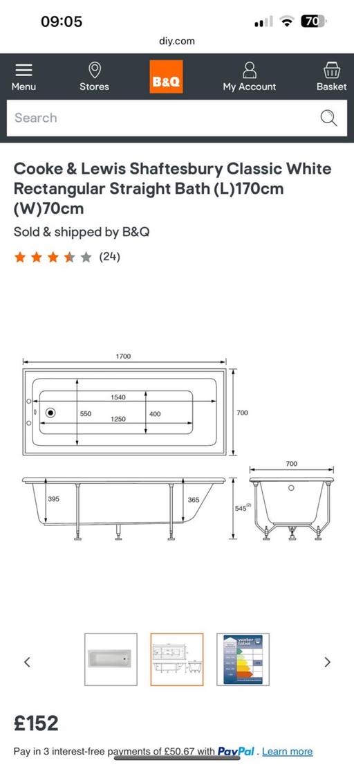 Buy & Sell Pitsea Basildon - Photos for Brand new bath tub