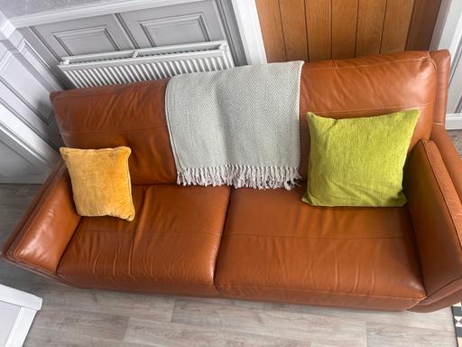 Buy & Sell Piccadilly Manchester - Photos for 3 seater leather sofa