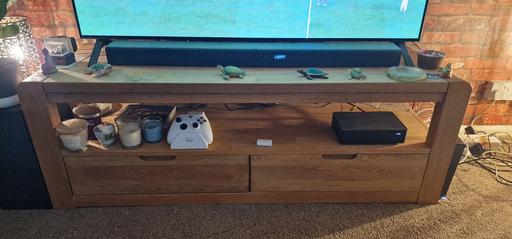 Buy & Sell Blackpool Airport Fylde - Photos for Solid Oak TV Unit 140cm