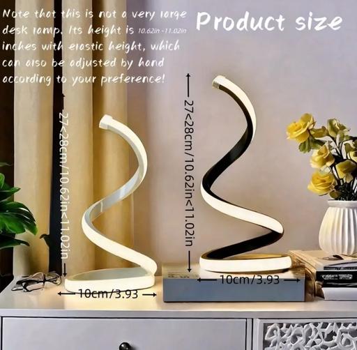 Buy & Sell Canonbury North London - Photos for Double spiral desk lamp with 3-color LED