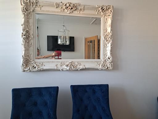 Buy & Sell Chalfont Saint Giles Buckinghamshire - Photos for Cream decorative wall mirror. 120cm x 90 cms