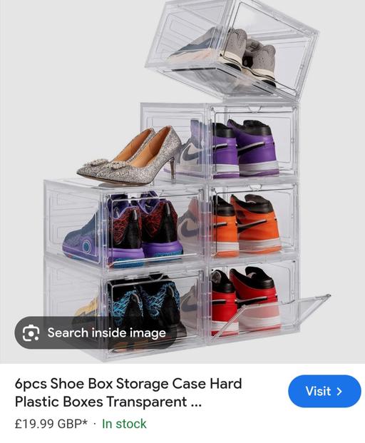 Buy & Sell Windle Saint Helens - Photos for 6 hard plastic shoe boxes