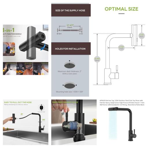 Buy & Sell Sands End South West London - Photos for tap waterfall black matte
