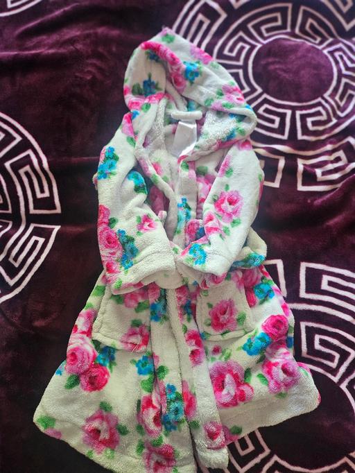 Buy & Sell Northfield Birmingham - Photos for 🌸 Girls Floral Fleece Dressing Gown