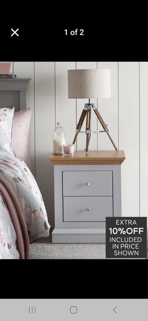 Buy & Sell Halesowen Dudley - Photos for Very Home Hanna set of 2 X 2 Drawer Bedside