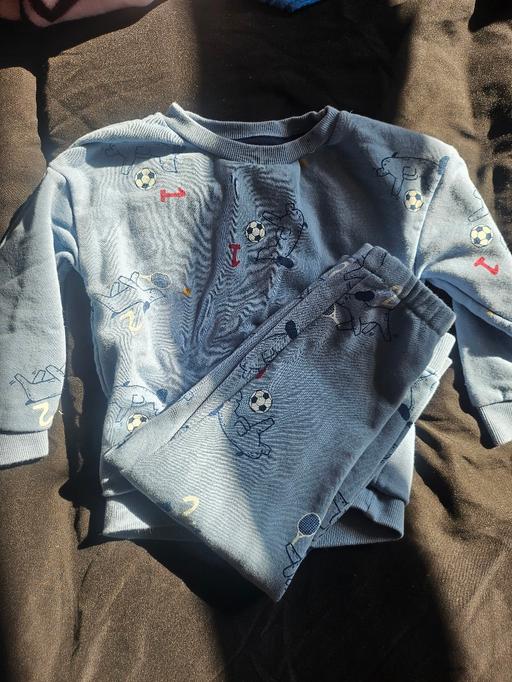 Buy & Sell Northfield Birmingham - Photos for 🐘 Blue Sports Print Jogger Set