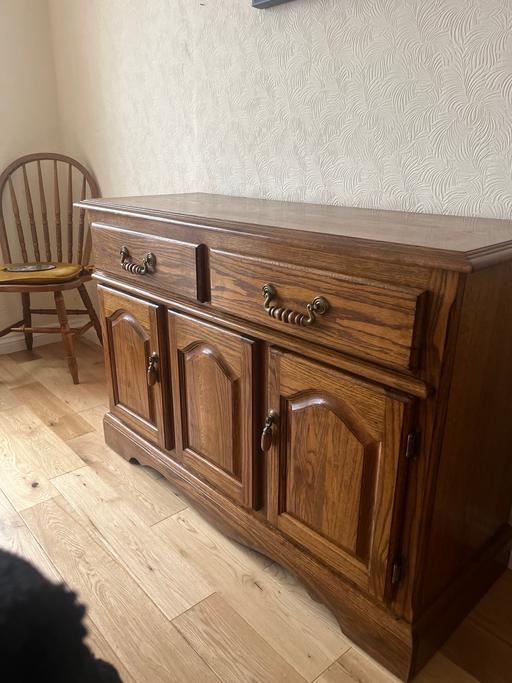 Buy & Sell Hall Green Birmingham - Photos for Vintage solid Oak cabinet mid 20th century