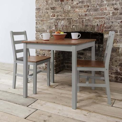 Buy & Sell Halesowen Dudley - Photos for Annika Bistro Table in Grey - Natural Pine