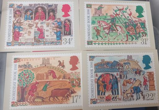 Buy & Sell Thatto Heath Saint Helens - Photos for Royal mail medieval life 1986 stamp postcards