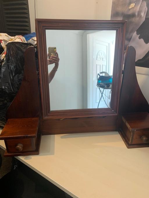 Buy & Sell Walsall West Midlands - Photos for Brown wooden mirror