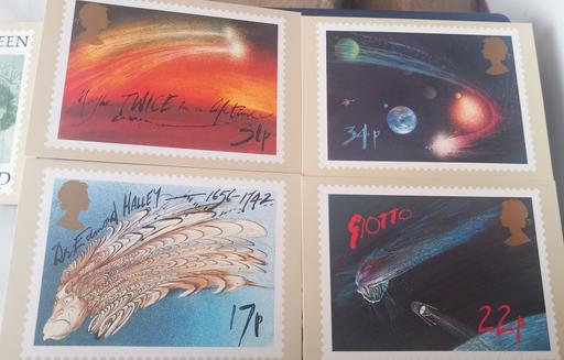 Buy & Sell Thatto Heath Saint Helens - Photos for Royal mail halleys comet 86 stamp postcards