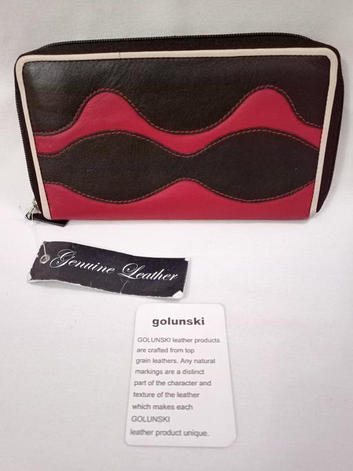 Buy & Sell Hall Green Birmingham - Photos for VINTAGE GOLUNSKI LEATHER PURSE.