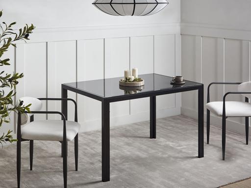 Buy & Sell Halesowen Dudley - Photos for FITYOU glass top Dining Table DT1481 Black