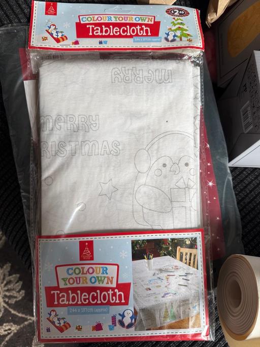 Buy & Sell Northfield Birmingham - Photos for Colour your own Christmas table cloth