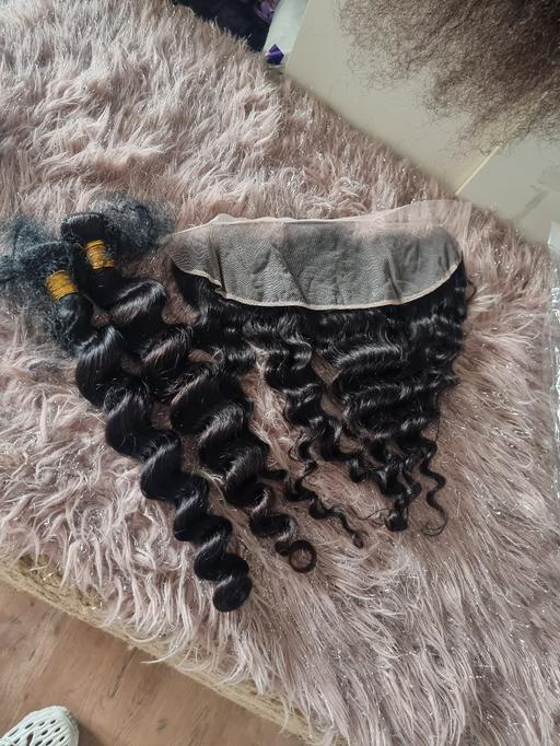 Buy & Sell Lessness Heath South East London - Photos for 12A PERUVIAN VIRGIN HAIR 20+22+18INCH 13X4