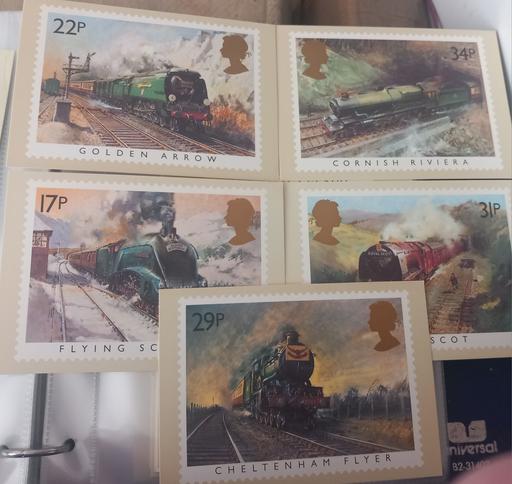 Buy & Sell Thatto Heath Saint Helens - Photos for Royal mail famous trains stamp postcards
