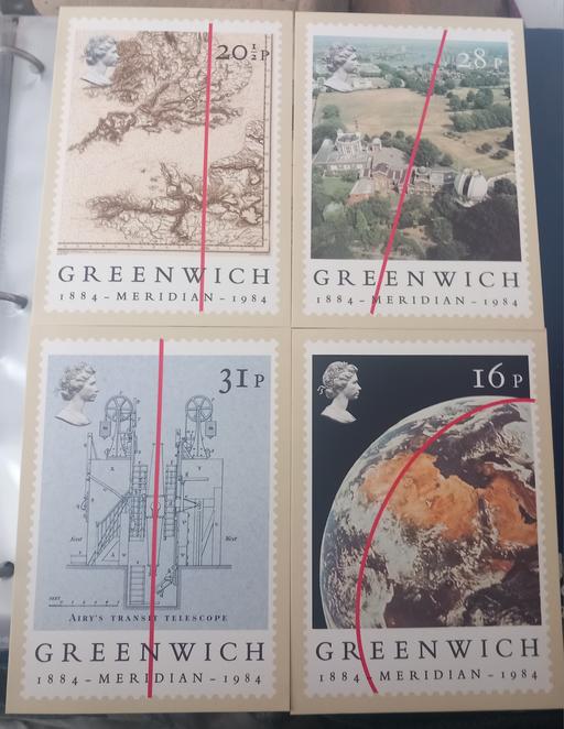 Buy & Sell Thatto Heath Saint Helens - Photos for Royal mail Greenwich meridian 1984 postcards