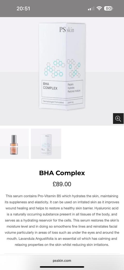 Buy & Sell Northolt Ealing - Photos for Ps skincare BHA complex