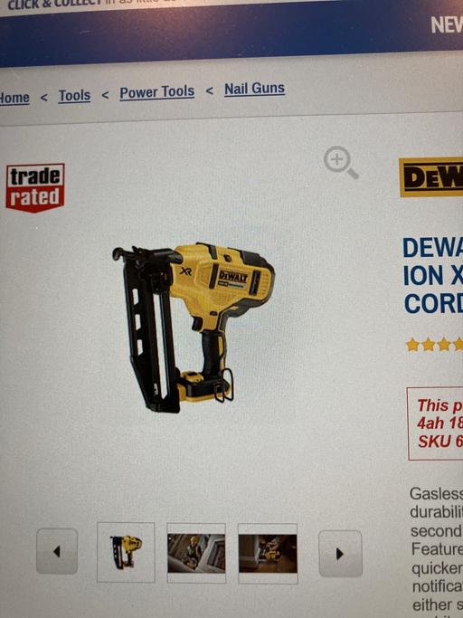 Buy & Sell Alderley Edge Cheshire East - Photos for Dewalt nail gun