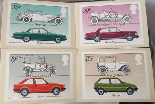 Buy & Sell Thatto Heath Saint Helens - Photos for Royal mail british cars 1982 stamp postcards