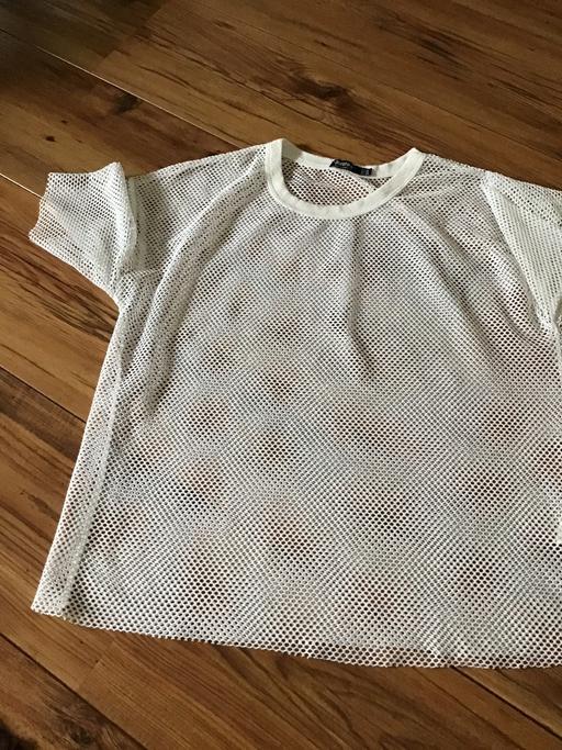 Buy & Sell Shepherd`s Bush West London - Photos for Ladies white net t shirt size; 10