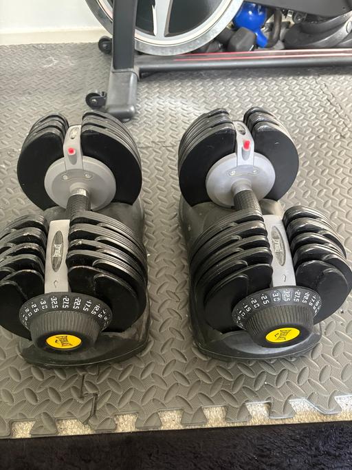 Buy & Sell Brimstage Wirral - Photos for Everlast adjustable dumbbells (32.5kg)