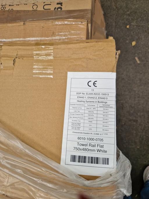 Buy & Sell Halesowen Dudley - Photos for Flat Heated towel rail 750 x 480mm