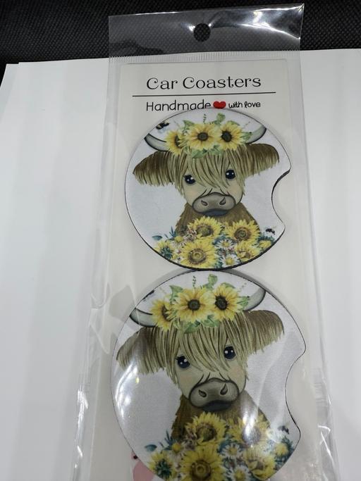 Vehicles Netherton Dudley - Photos for Car coasters highland cow