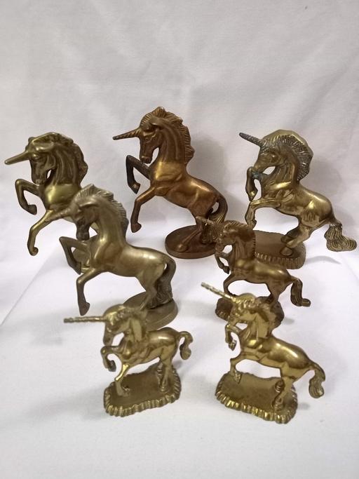 Buy & Sell Hall Green Birmingham - Photos for VINTAGE MID-CENTURY BRASS MYTHICAL UNICORNS.