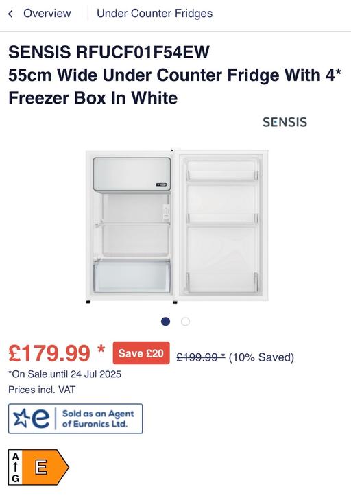 Buy & Sell Saint Peters Thanet - Photos for BRAND NEW FRIDGE!! STILL IN DELIVERY PACKAGIN