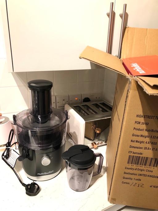 Buy & Sell Welwyn Garden City Welwyn Hatfield - Photos for NUTRIBULLET Juicer- all parts/boxing