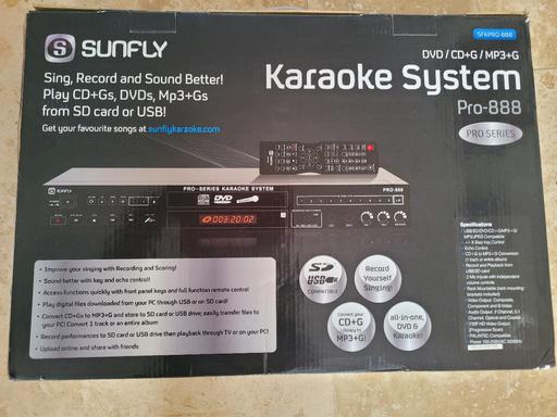Buy & Sell Lane End Buckinghamshire - Photos for BNIB Sunfly Karaoke System Pro-888