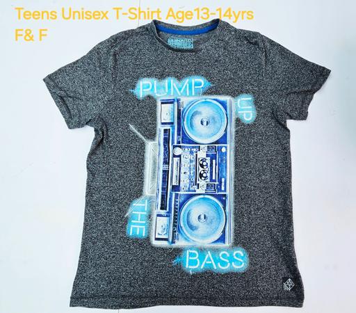 Buy & Sell Heath Hayes Cannock Chase - Photos for Unisex Teens Grey T-Shirt Short Sleeve Age13-