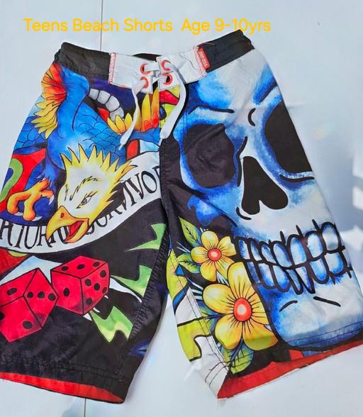 Buy & Sell Heath Hayes Cannock Chase - Photos for Teens Boys Skull Swim Beach Shorts Age 9-10yr