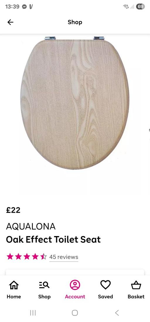 Buy & Sell Pensnett Dudley - Photos for OAK EFFECT TOILET SEAT...NEW