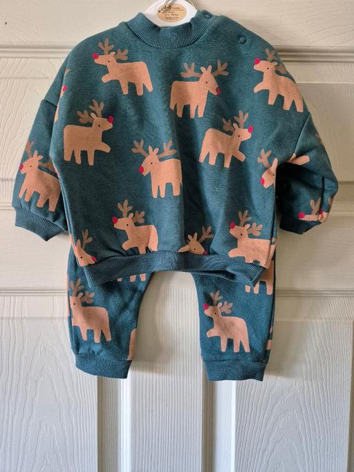 Buy & Sell Crumpsall Manchester - Photos for new Baby Xmas Reindeer Jogger Set