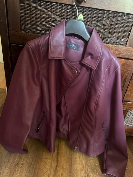 Buy & Sell Edgbaston Birmingham - Photos for Burgundy leather jacket